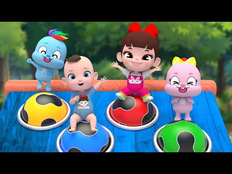 Baby Playground 5 Little Monkeys <strong>Jumping</strong> On The Bed | Nursery Rhymes &amp;amp; <strong>Kids</strong> Songs | Kindergarten