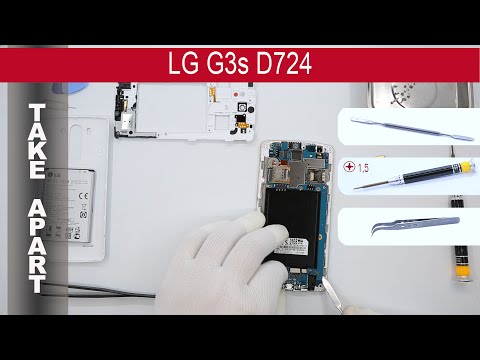How to disassemble LG G3s mini D724, D722 Take Apart, Tutorial