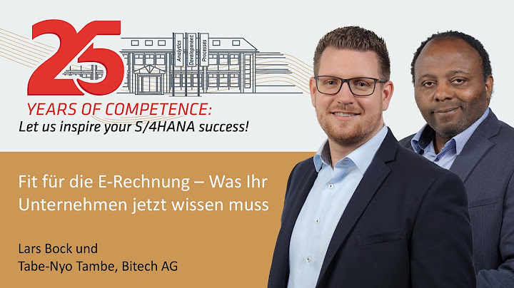 Fit für die E-Rechnung - Was Ihr Unternehmen jetzt wissen muss! | Bitech 2025