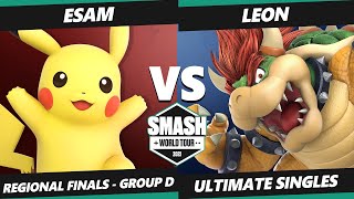 SWT NA East Group D - ESAM (Pikachu) Vs. LeoN (Bowser) Smash Ultimate Tournament