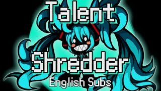 【Nanahoshi Orchestra ft. Hatsune Miku】 Talent Shredder (才能シュレッダー) - English Subbed