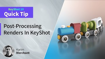 KeyShot Quick Tip - Post-Processing Renders in KeyShot