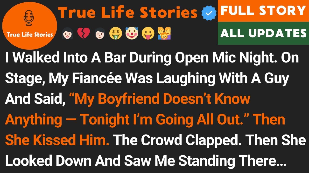 I Walked Into A Bar During Open Mic Night. On Stage, My Fiancée Was Laughing With A Guy And Said…