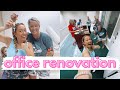 OFFICE RENOVATION DAY 1! Getting the Keys & Painting: My Small Business Series