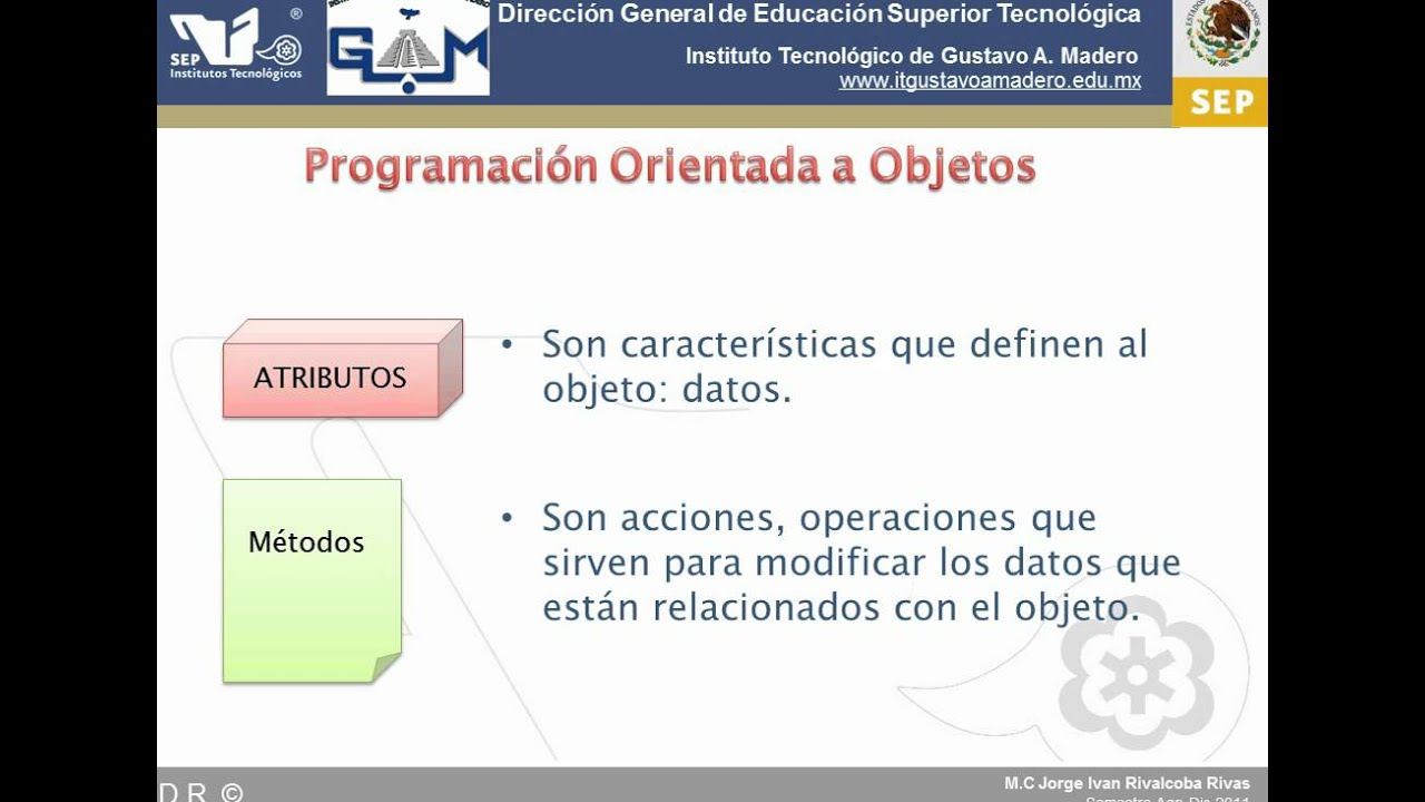 Programación Orientada a Objetos Parte 1 YouTube