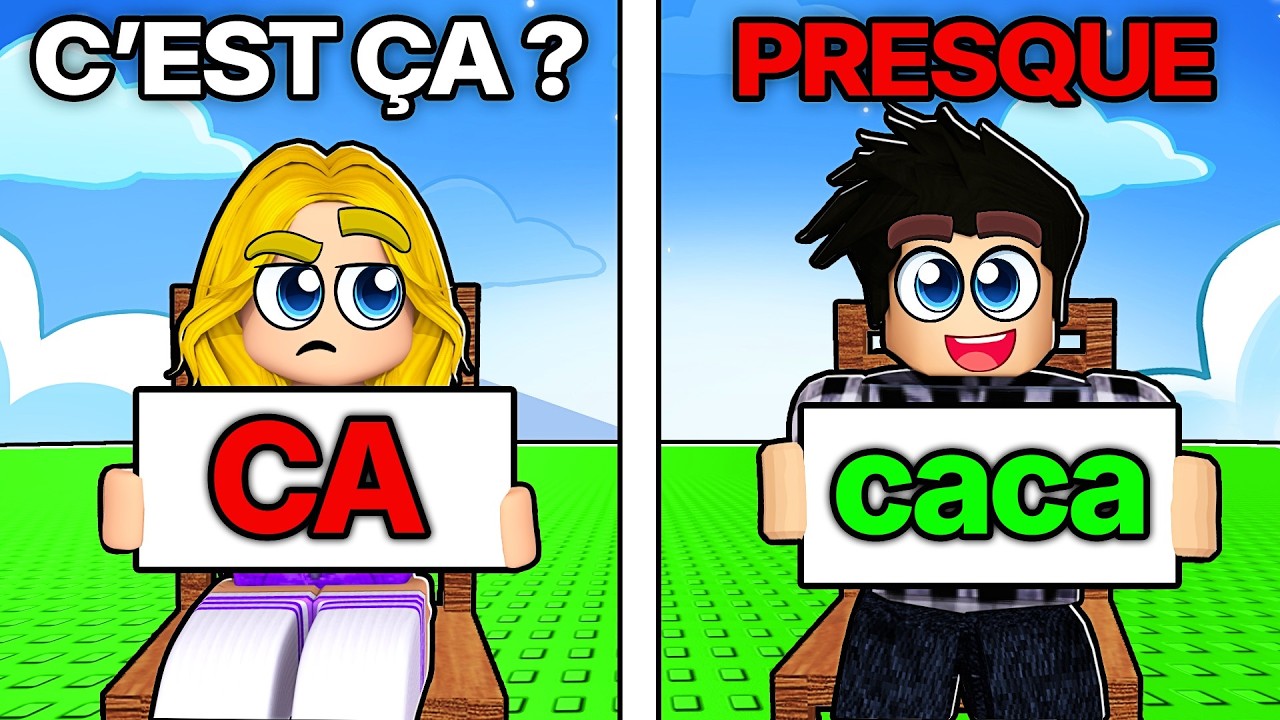 Roblox DEVINEZ LE MOT... (PLUS JAMAIS)