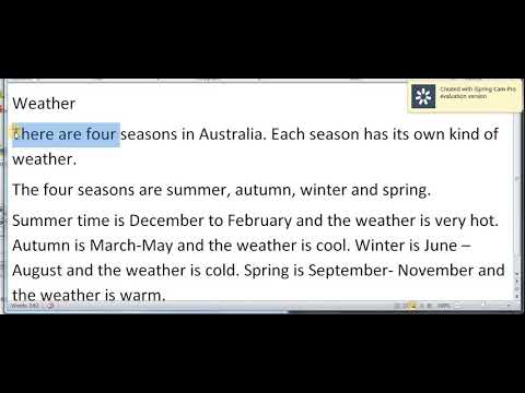 seasons in Australia - YouTube