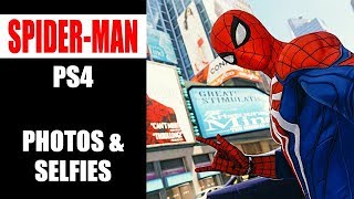 Spider Man PS4 how to take photos and how to take selfies - YouTube