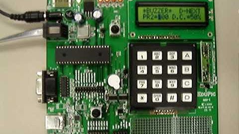 EDU PIC micro controller board features