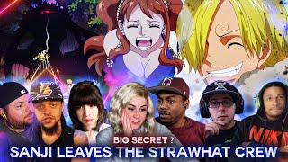 Sanji Leaves The Strawhat Crew ! Reaction Mashup