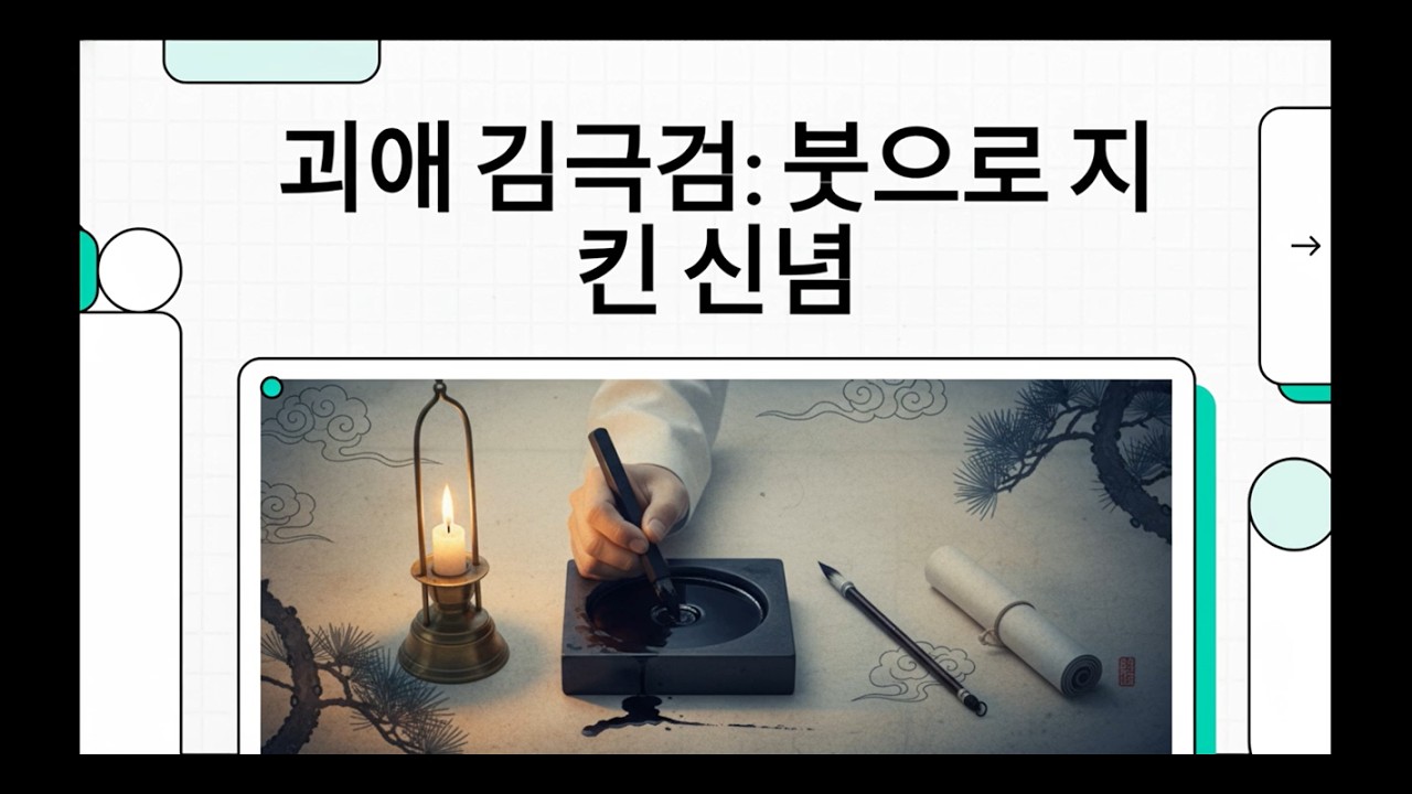 #김극검 #고전문학 #조선전기 #괴애 붓으로 지킨 신념