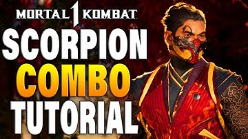 Mortal Kombat 1 SCOPRION Combos - Mortal Kombat 1 SCORPION Combo Tutorial