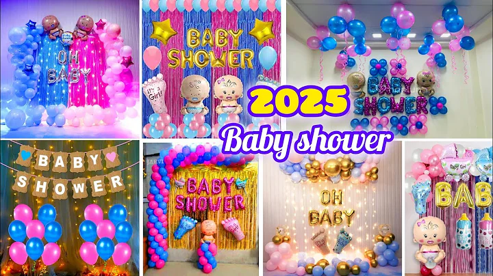 25+ Creative Baby Shower Decorations Ideas at Home | Godh Bharai Rasam | Pink & Blue Balloon Theme