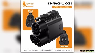 feyree TSNACS to CCS1 Adapter For Ford Rivian GM Car NACS to CCS1 Adapter Compatible with DC NACS S
