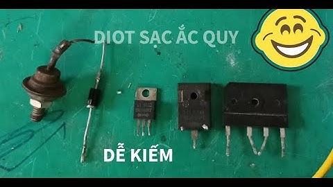 Điot sạc ắc quy, các linh kiện thay thế dễ kiếm