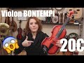 Je teste un violon BONTEMPI à 20€