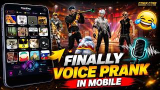 Finally - Free Fire New Viral Voice prank in Mobile | How To use Free Fire Voice Prank Mobile 😲 screenshot 5