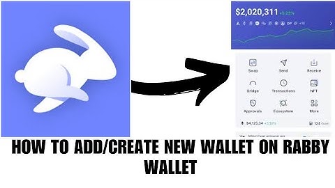 How to add/create a new wallet on Rabby wallet