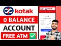 Kotak Mahindra Bank Open Account Zero Balance | Kotak 811 Account Opening Online Zero Balance
