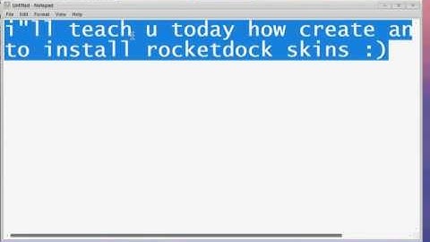 Tutorial {.exe maker to install skins on rocketdock on 1 click! }
