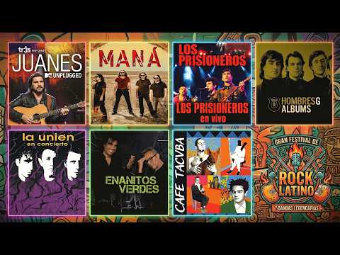 Jarabe de Palo, Bacilos, Maná, Andrés Calamaro,La Ley, y más - Los mejores clásicos ROCK en Español