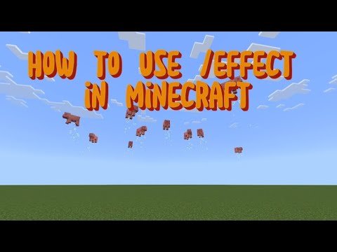 How to use /effect in minecraft - YouTube