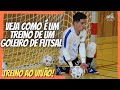 GOLEIRO DE FUTSAL TREINANDO BASE, ESPACATE, SAÍDA DE JOELHOS E VELOCIDADE DE REAÇÃO. PRÉ-TEMPORADA!