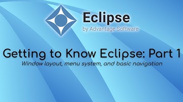 Getting to Know Eclipse: Part 1