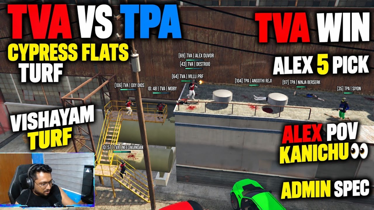 🔥 TVA VS TPA CYPRESS FLATS TURF | TVA WIN 😱 | ALEX 5 PICK + POV KANICHU 👀 | ADMIN SPEC