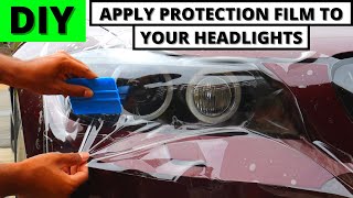 HOW TO APPLY PAINT PROTECTION FILM TO YOUR HEADLIGHTS screenshot 2