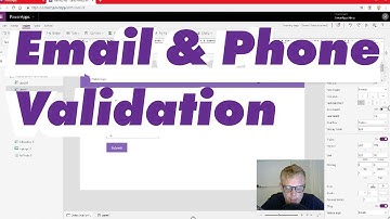PowerApps Email & Phone Validation Using IsMatch