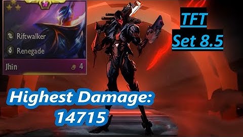 Jhin 3 Star Set 8.5 Teamfight Tactics: Monsters Attack  Glitched Out TFT