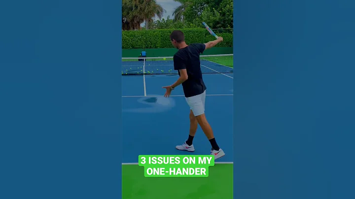 Three Problems on my One-Handed Backhand 😩