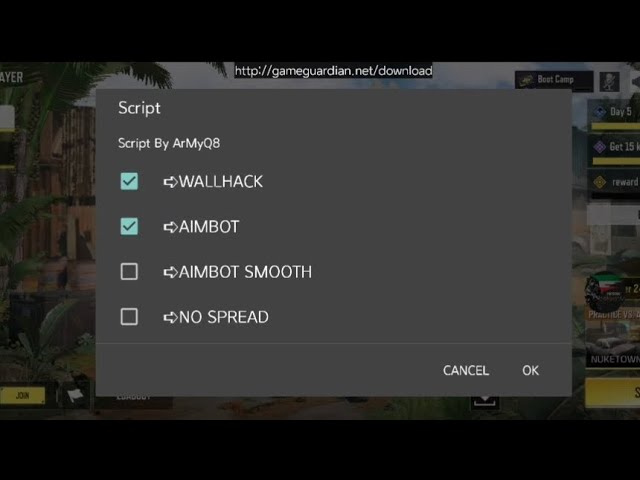 Stream Hack Pubg Mobile VNG with GameGuardian - ESP, Bug Scope