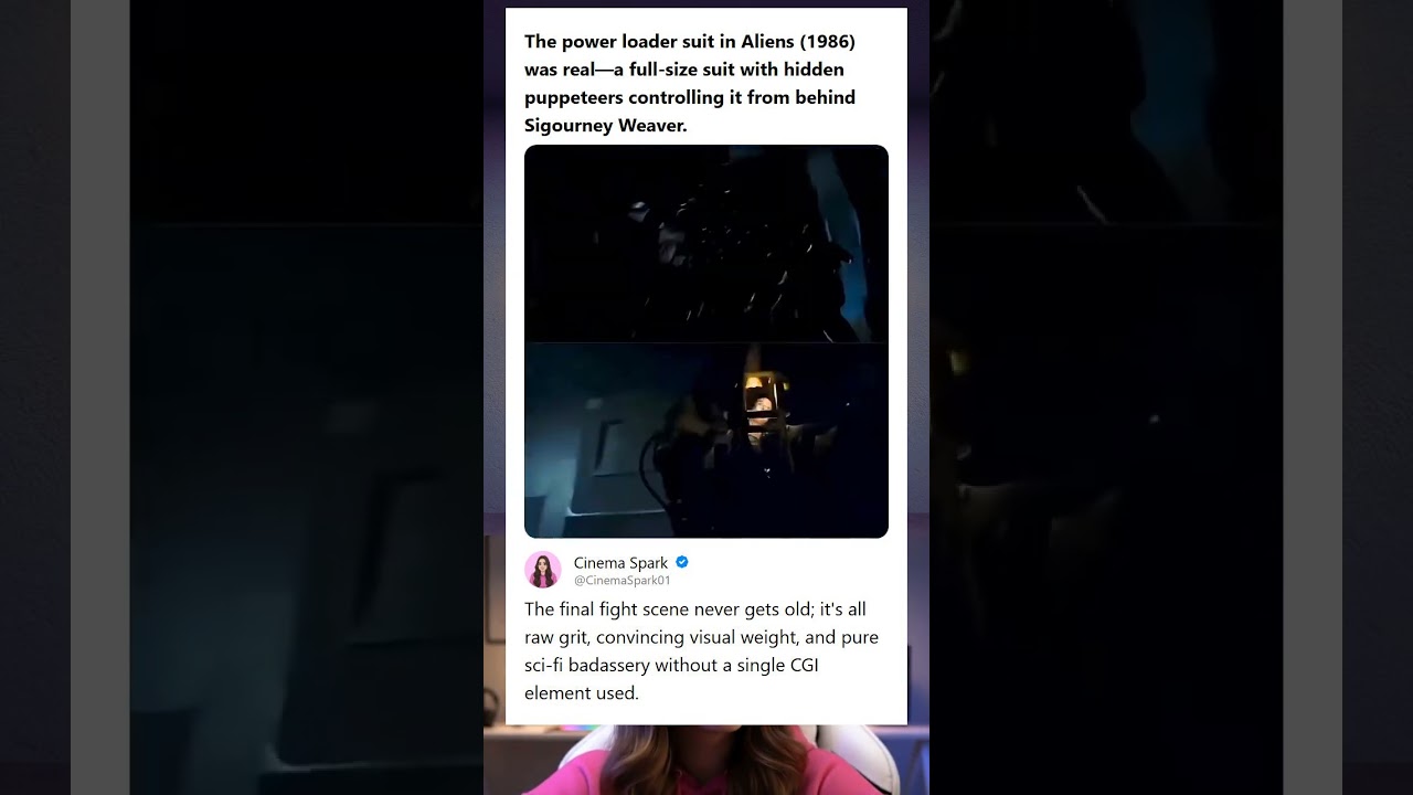 Aliens 1986 Practical Effect Power Loader Was a Real Suit Controlled by Hidden Puppeteers