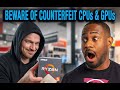 Beware of counterfeit CPUs and GPUs #gaming #amd #nvidia #cybersecurity #amazon #hacker