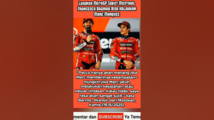 Legenda MotoGP Sebut Mustahil Francesco Bagnaia Bisa Kalahkan Marc Marquez #marcmarquez #bagnaia