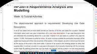 INF20015 Week 09 Tutorial Part 01
