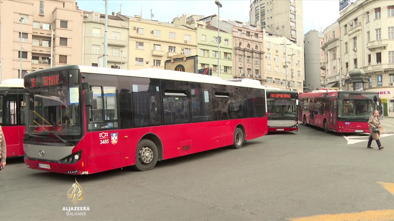 أعرب سكان بلغراد عن قلقهم بشأن السلامة في وسائل النقل العام.