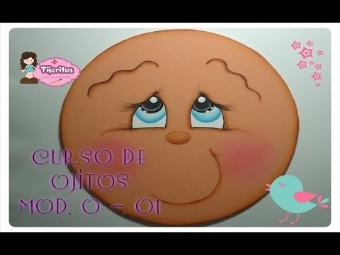 Diy como pintar ojos en foamy foami goma eva fomix curso de ...