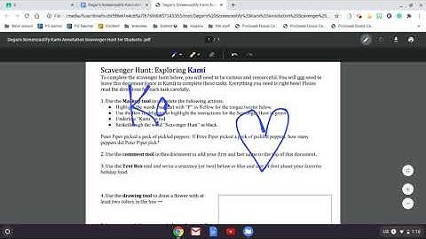 Annotating on the Chromebook