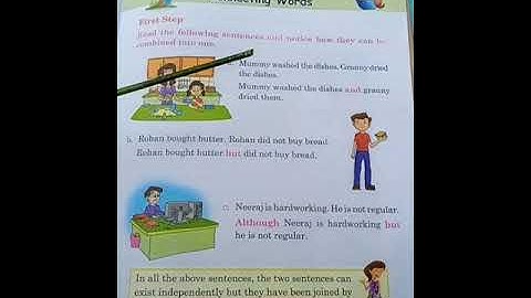 English Grammar/Class-2/Chapter-16 CONJUNCTIONS- CONNECTING WORDS - Explanation of the chapter.