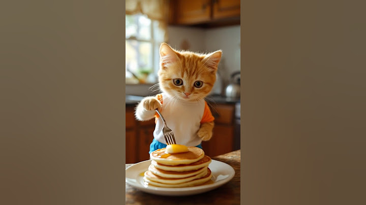 Симба делает панкейки!😋 #симбочка #симба #ии