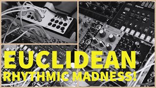 Euclidean Rhythmic Madness. Making polyrhythms using RK002 and CV.OCD