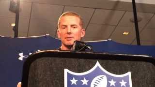 Famous Jason Garrett on how the hiring of Scott Linehan affects his role. Profile