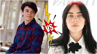 Billie Eilish Vs jentzen ramirez Real Age Lifestyle Biography Details