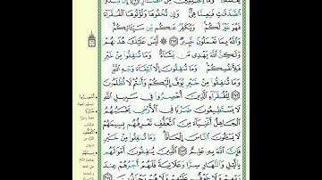سورة البقرة| الصفحة ٤٦| وما أنفقتم من نفقة أو نذرتم من نذر فإن الله يعلمه| الآيه مكررة ٥ مرات