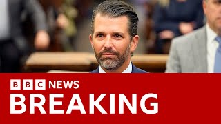 Donald Trump Jr testifies in his father’s fraud trial - BBC News