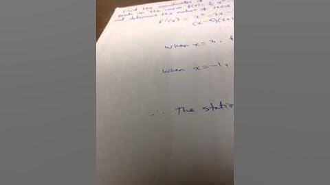 Differentiation- finding stationary points and determining their nature