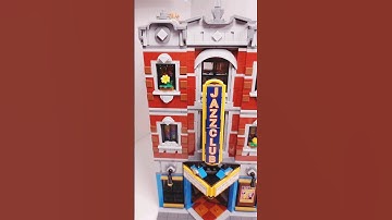 LEGO® Icons Jazz Club (10312)[2899 pcs] Building Part 2 #shorts @TopBrickBuilder
